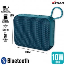 Caixa de Som Bluetooth 10W XDG-195 Xtrad - Azul